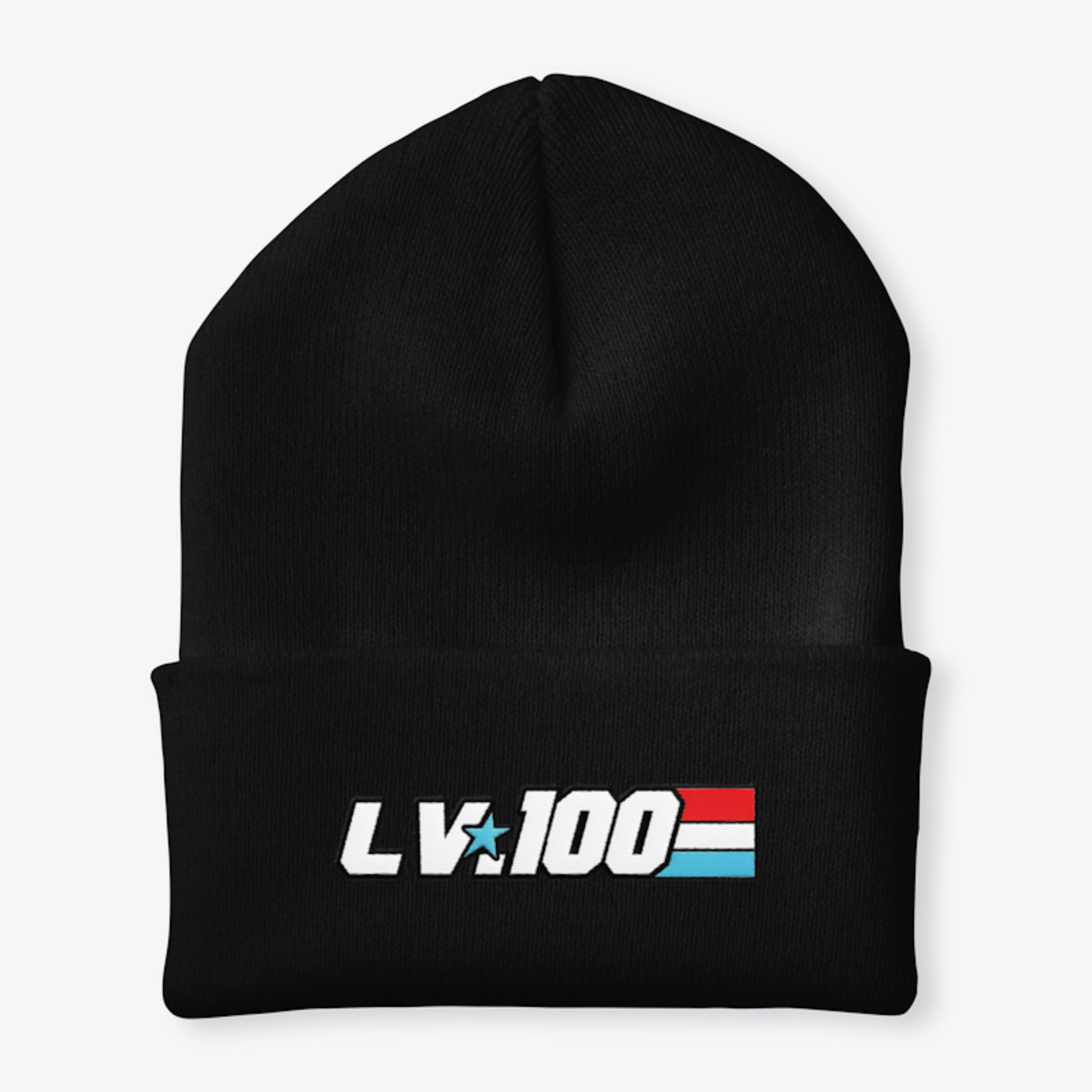 GO LV. 100! (Embroidered Knit Hat)
