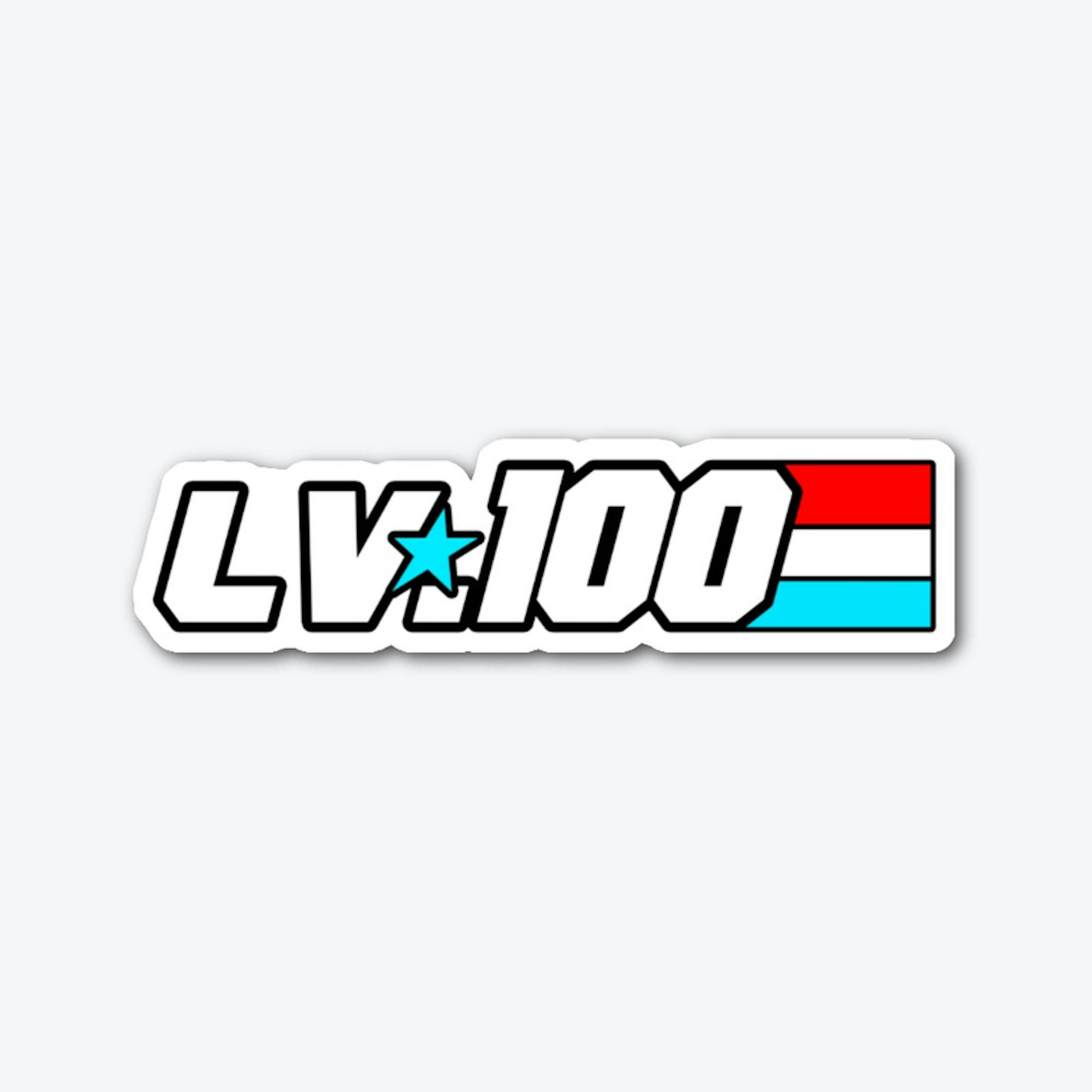 GO LV. 100! - Die-Cut Sticker